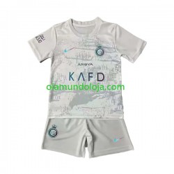 Camisola Al-Nassr Criança Equipamento Terceiro 2023-2024 Manga Curta